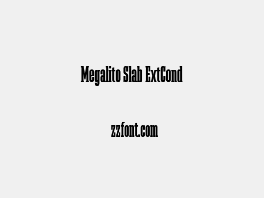 Megalito Slab ExtCond