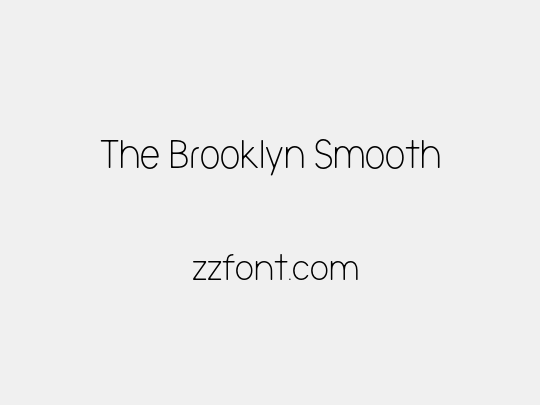 The Brooklyn Smooth