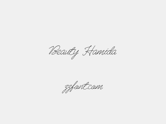 Beauty Hamida