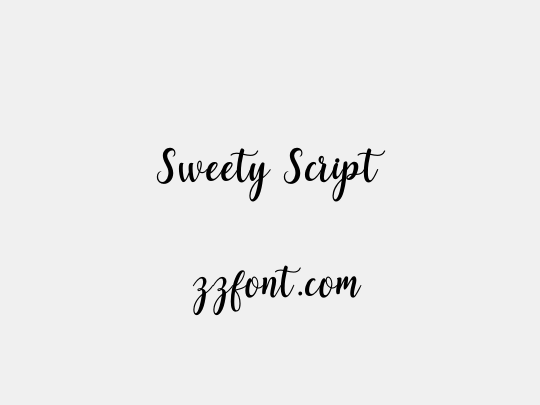 Sweety Script
