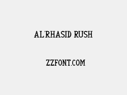 AL'RHASID RUSH