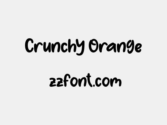 Crunchy Orange