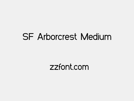 SF Arborcrest Medium