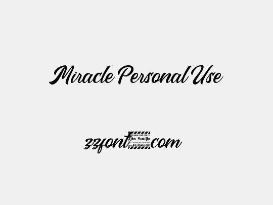 Miracle Personal Use