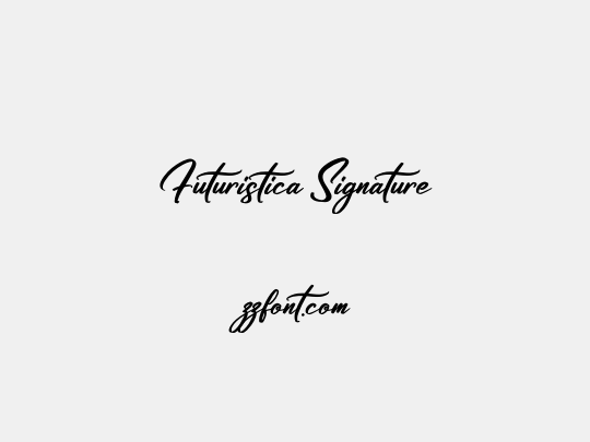 Futuristica Signature