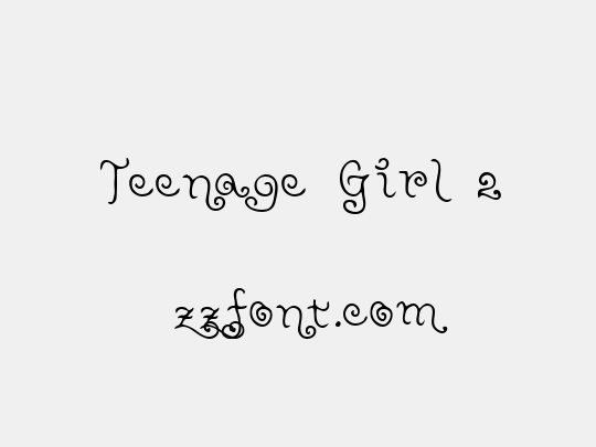 Teenage Girl 2