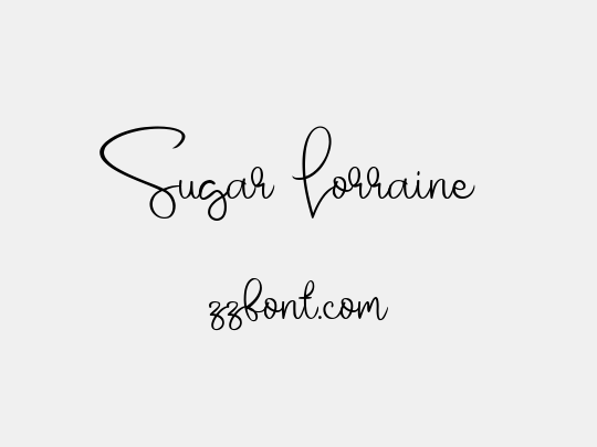 Sugar Lorraine