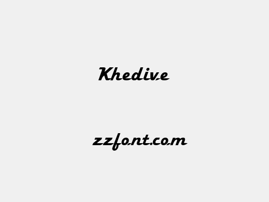 Khedive