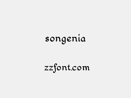 songenia
