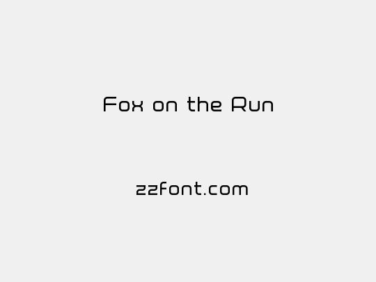 Fox on the Run