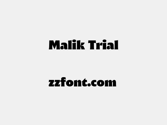 Malik Trial