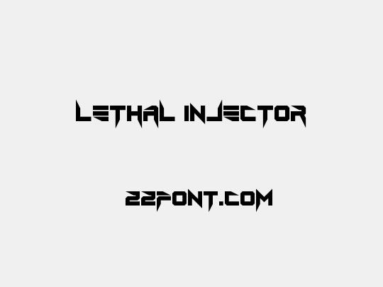 Lethal Injector