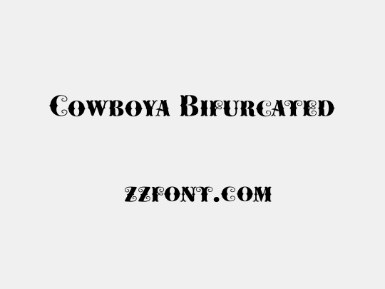 Cowboya Bifurcated