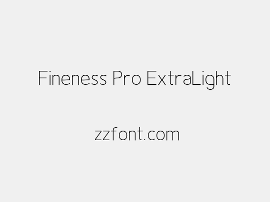 Fineness Pro ExtraLight