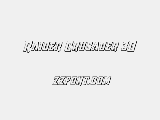 Raider Crusader 3D