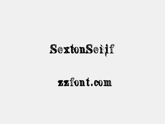 SextonSerif