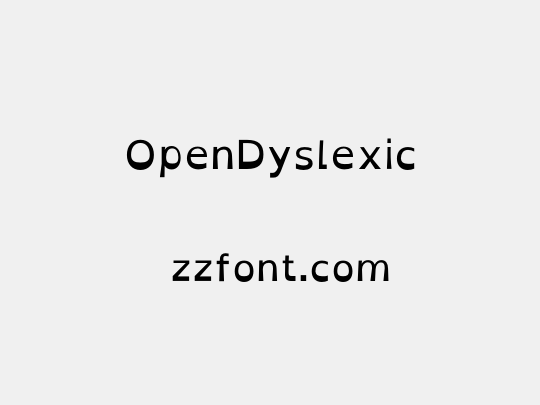 OpenDyslexic