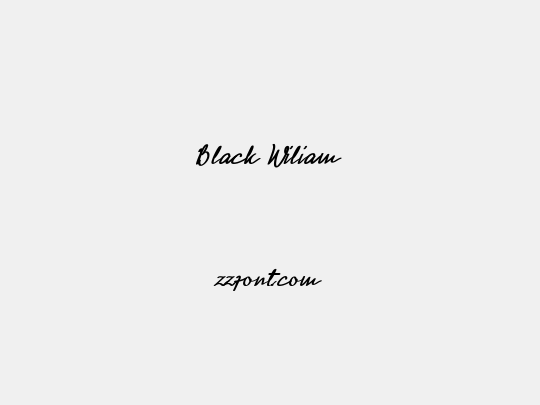 Black Wiliam