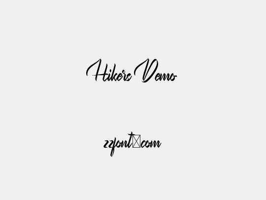 Hikers Demo