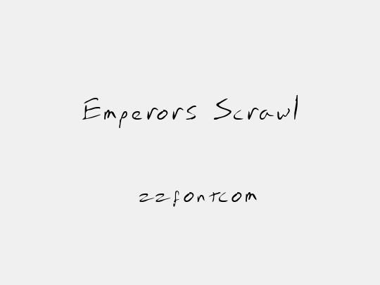 Emperors Scrawl