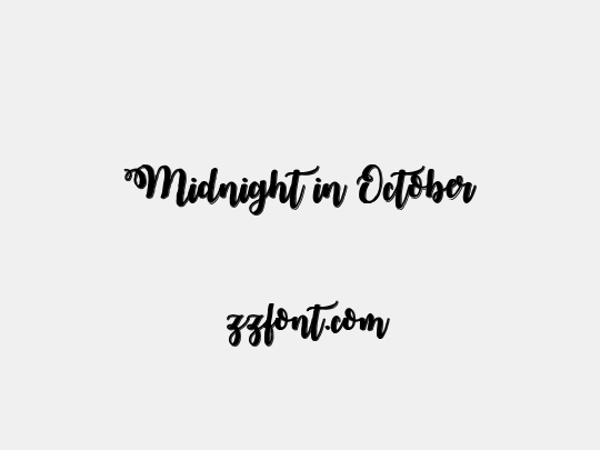 Midnight in October