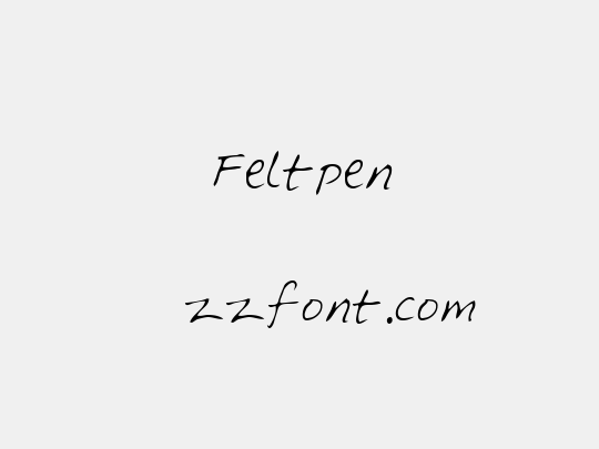 Feltpen