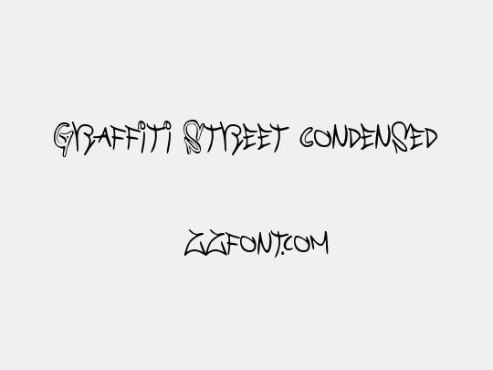 Graffiti Street Condensed