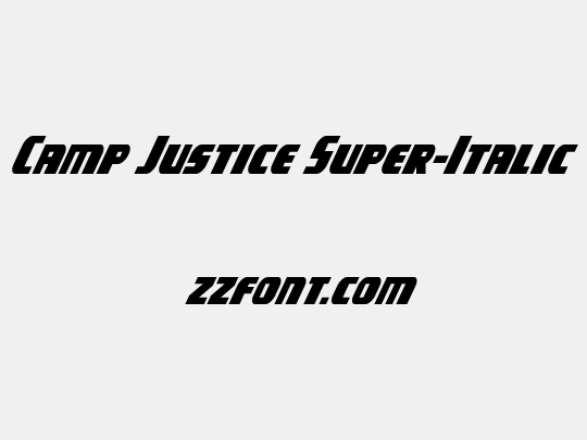 Camp Justice Super-Italic