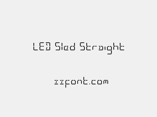 LED Sled Straight