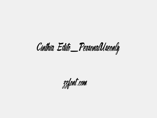 Cinthia Edito_PersonalUseonly
