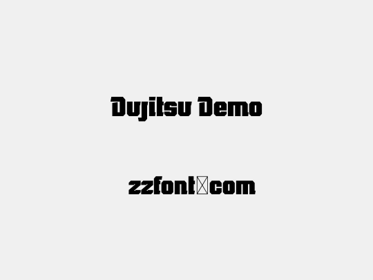 Dujitsu Demo