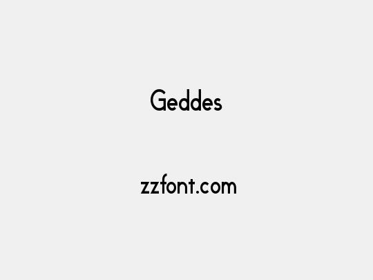 Geddes