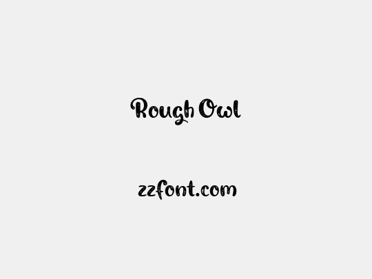 Rough Owl