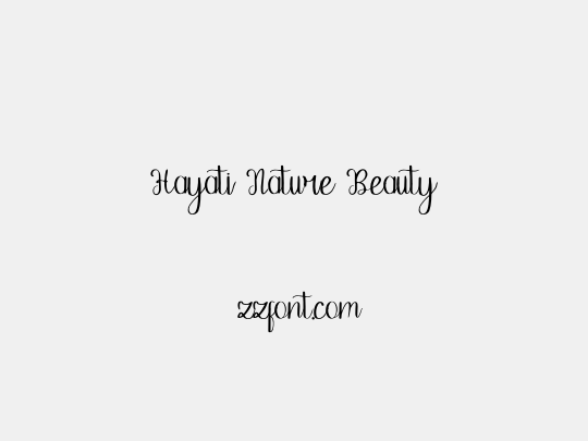 Hayati Nature Beauty