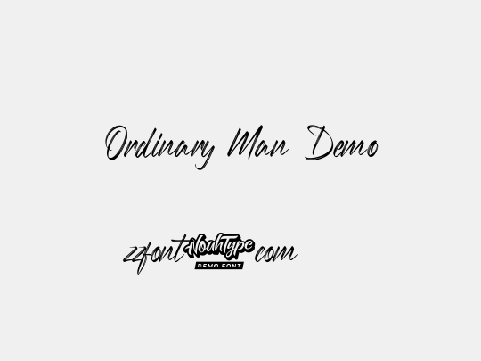 Ordinary Man Demo
