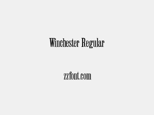 Winchester Regular