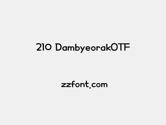 210 DambyeorakOTF