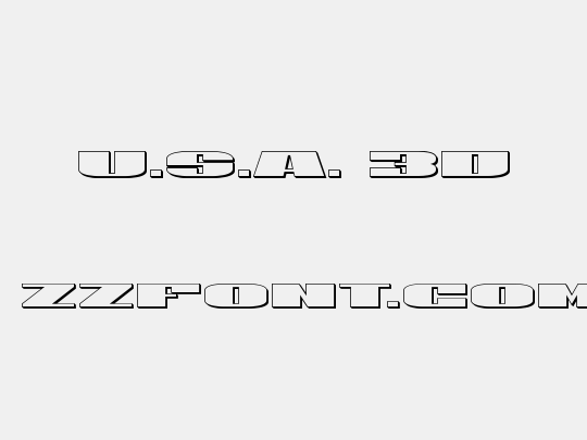 U.S.A. 3D