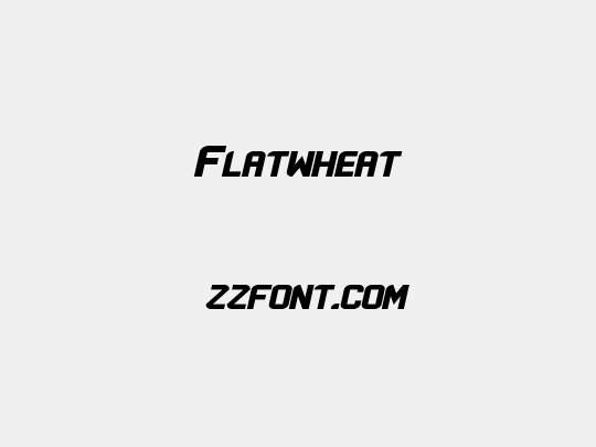 Flatwheat