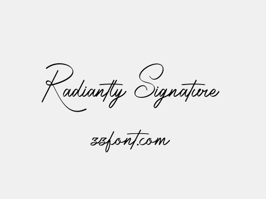Radiantly Signature