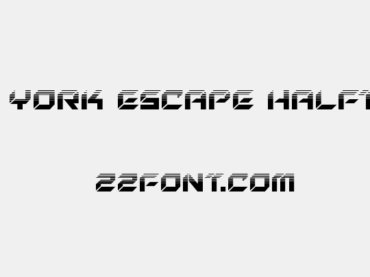 New York Escape Halftone
