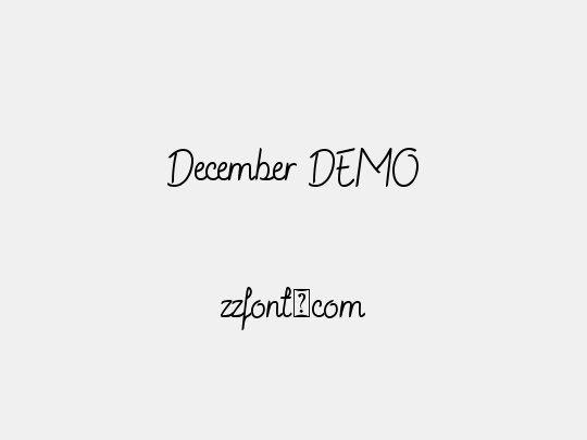 December DEMO