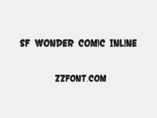 SF Wonder Comic Inline