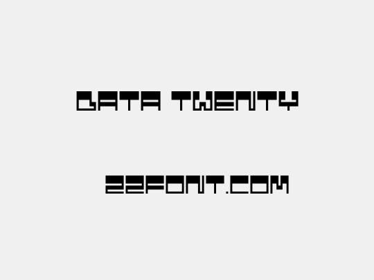 Data Twenty