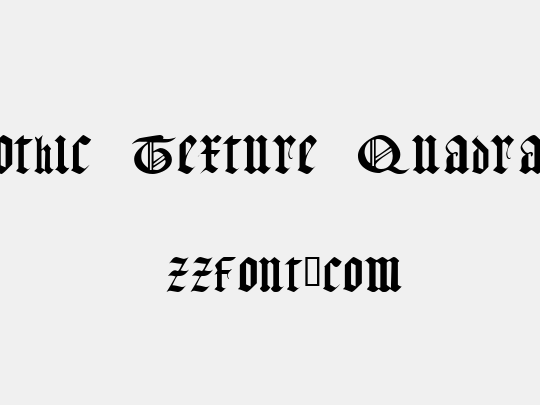 Gothic Texture Quadrata