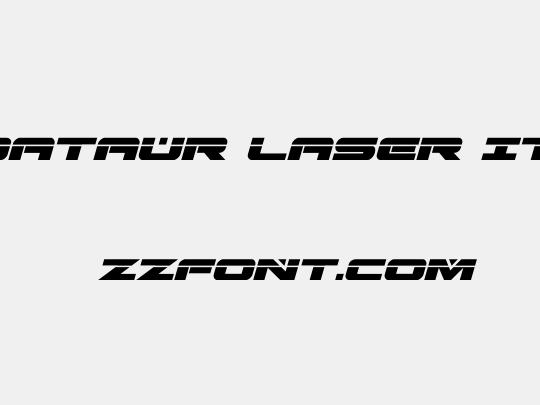 Predataur Laser Italic