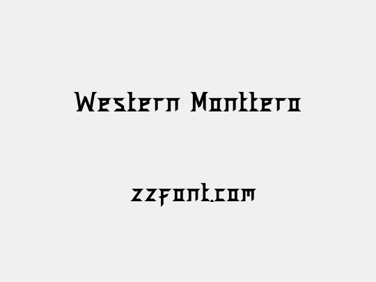 Western Monttero