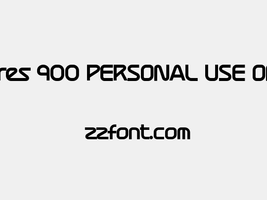 Atures 900 PERSONAL USE ONLY