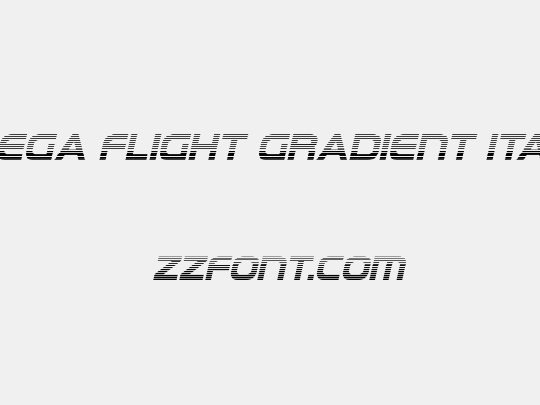 Omega Flight Gradient Italic