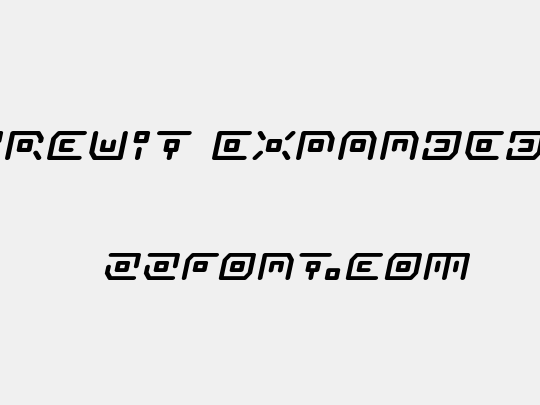 Neon Circuit Expanded Italic